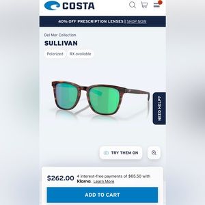 Costa sunglasses